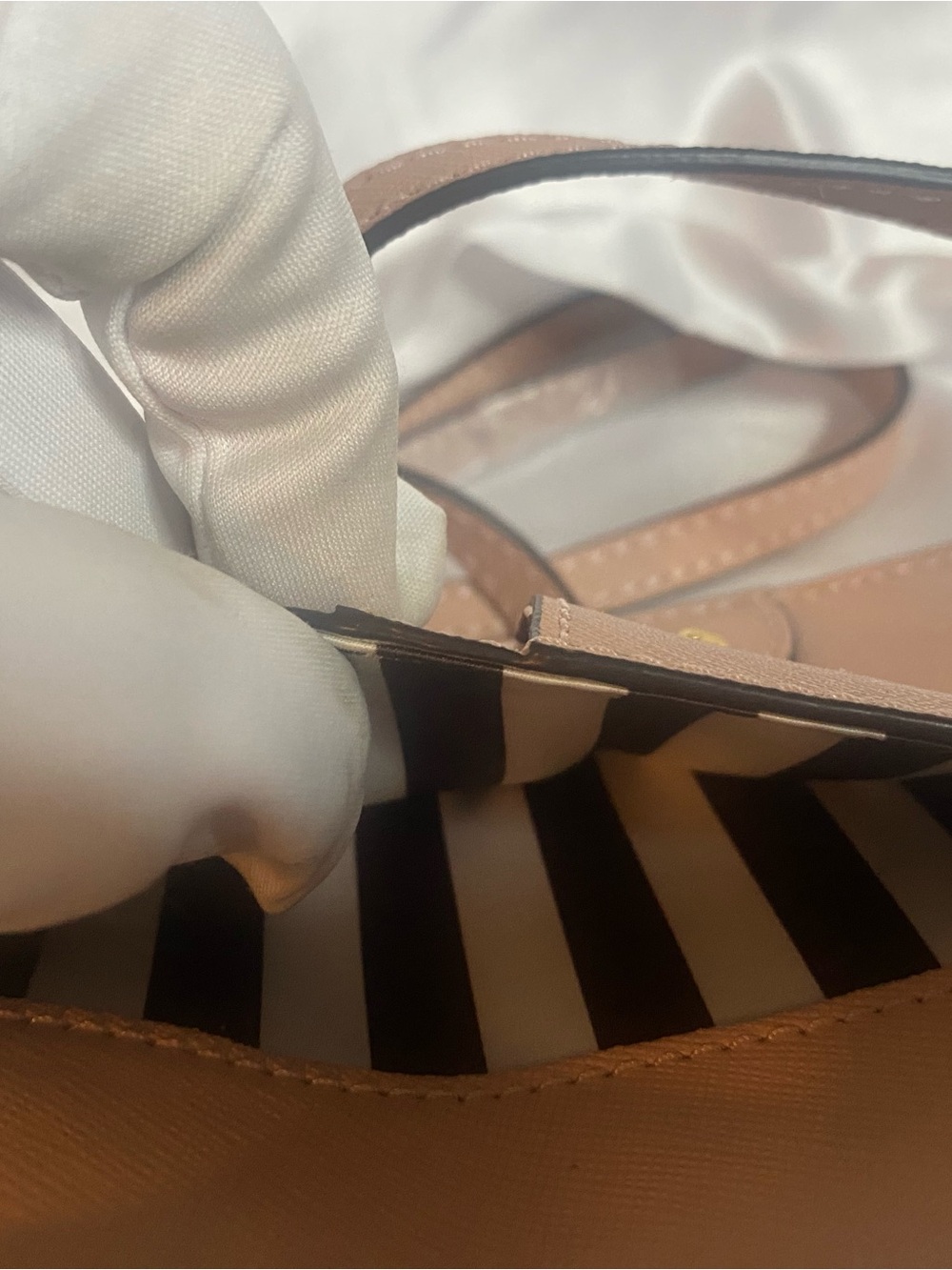 henri bendel blush pearl-studded crossbody - Picture 6 of 11